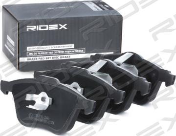 RIDEX 402B1290 - Kit de plaquettes de frein, frein à disque cwaw.fr