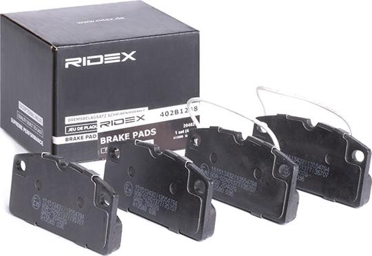 RIDEX 402B1248 - Kit de plaquettes de frein, frein à disque cwaw.fr