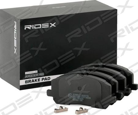 RIDEX 402B1223 - Kit de plaquettes de frein, frein à disque cwaw.fr