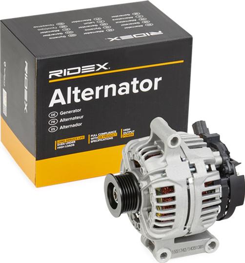 RIDEX 4G0309 - Alternateur cwaw.fr