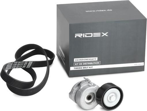 RIDEX 542R0172 - Jeu de courroies trapézoïdales à nervures cwaw.fr