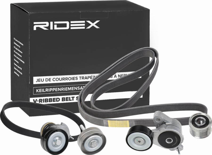 RIDEX 542R0321 - Jeu de courroies trapézoïdales à nervures cwaw.fr