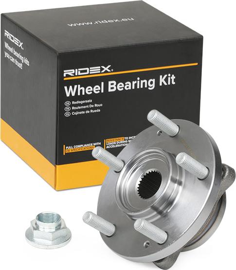 RIDEX 654W0984 - Kit de roulements de roue cwaw.fr