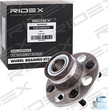 RIDEX 654W0229 - Kit de roulements de roue cwaw.fr