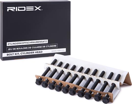 RIDEX 1217B0006 - Jeu de boulons de culasse de cylindre cwaw.fr