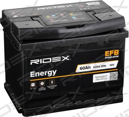 RIDEX 1S0026 - Batterie de démarrage cwaw.fr