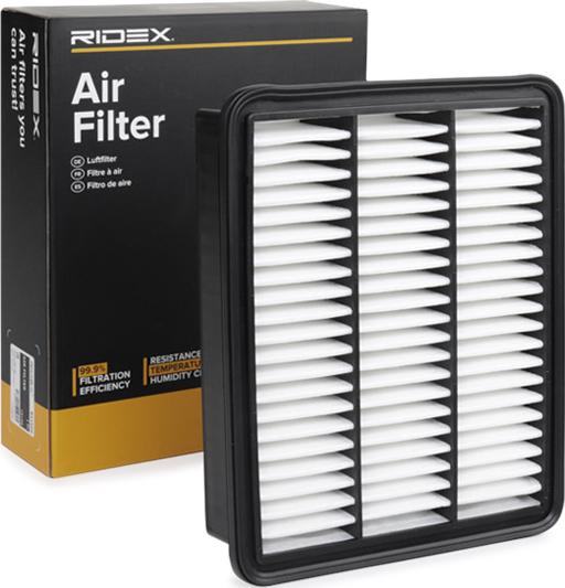 RIDEX 8A1650 - Filtre à air cwaw.fr