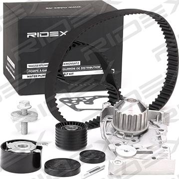 RIDEX 3096W0014 - Pompe à eau + kit de courroie de distribution cwaw.fr