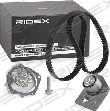 RIDEX 3096W0025 - Pompe à eau + kit de courroie de distribution cwaw.fr