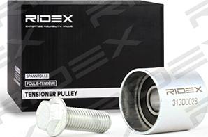 RIDEX 313D0028 - Poulie renvoi / transmission, courroie de distribution cwaw.fr