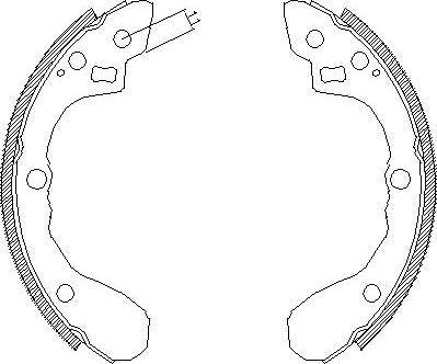 Alpha Brakes HST-KA-304 - Jeu de mâchoires de frein cwaw.fr