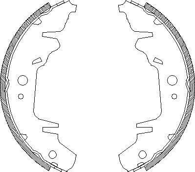 Alpha Brakes HST-KA-318 - Jeu de mâchoires de frein cwaw.fr