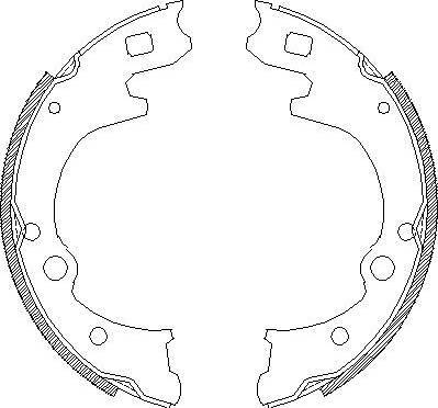 Alpha Brakes HST-HY-506 - Jeu de mâchoires de frein cwaw.fr