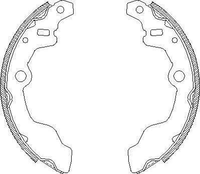 Alpha Brakes HST-SU-008 - Jeu de mâchoires de frein cwaw.fr