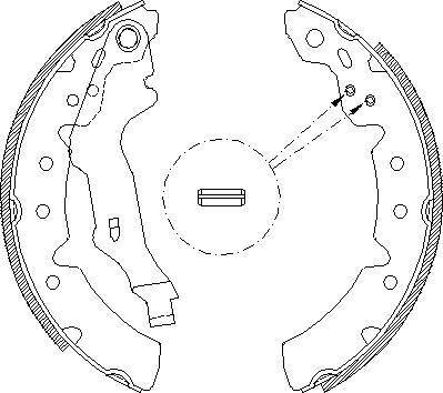 Alpha Brakes HST-TY-063 - Jeu de mâchoires de frein cwaw.fr