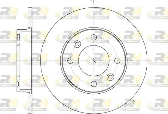 Roadhouse 6630.00 - Disque de frein cwaw.fr