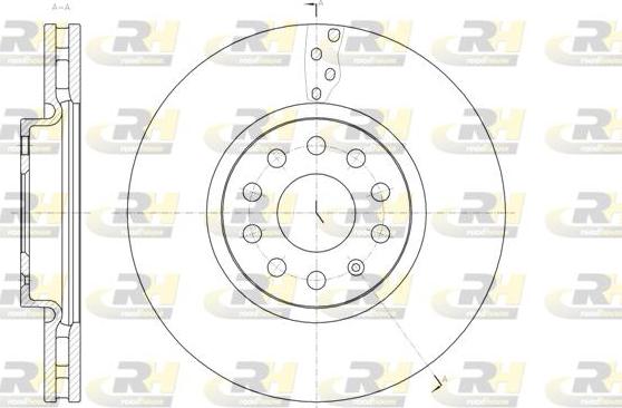 Roadhouse 61479.10 - Disque de frein cwaw.fr