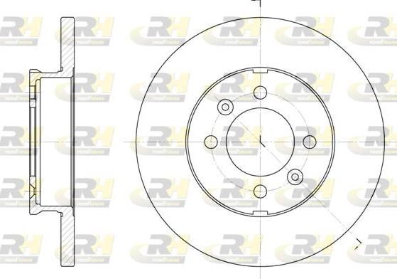 Roadhouse 6104.00 - Disque de frein cwaw.fr