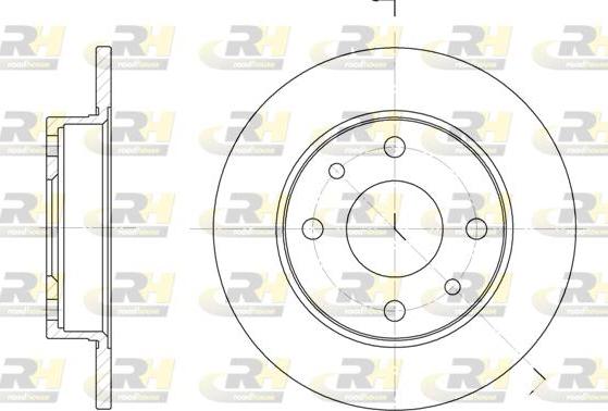 Roadhouse 6110.00 - Disque de frein cwaw.fr