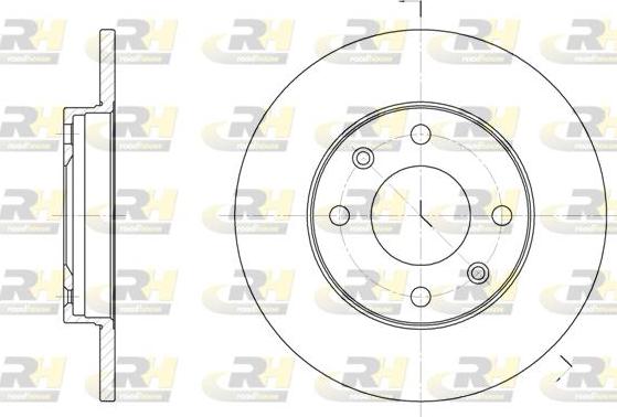 Roadhouse 6130.00 - Disque de frein cwaw.fr