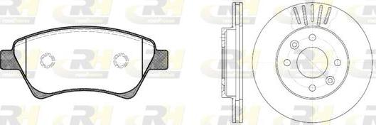 Roadhouse 8976.00 - Kit de freins, frein à disques cwaw.fr