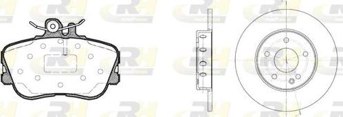 Roadhouse 8445.00 - Kit de freins, frein à disques cwaw.fr