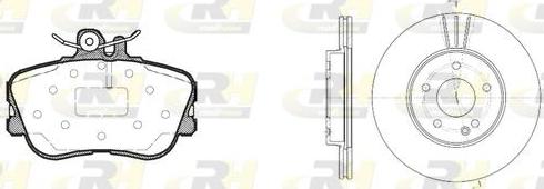 Roadhouse 8445.01 - Kit de freins, frein à disques cwaw.fr