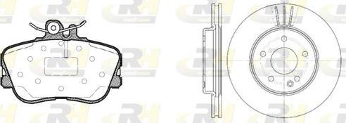 Roadhouse 8445.02 - Kit de freins, frein à disques cwaw.fr