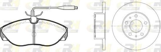 Roadhouse 8486.00 - Kit de freins, frein à disques cwaw.fr