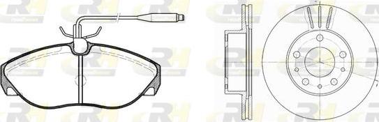 Roadhouse 8486.01 - Kit de freins, frein à disques cwaw.fr