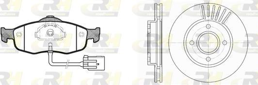 Roadhouse 8432.00 - Kit de freins, frein à disques cwaw.fr