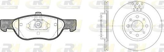 Roadhouse 8587.00 - Kit de freins, frein à disques cwaw.fr