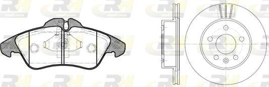 Roadhouse 8578.00 - Kit de freins, frein à disques cwaw.fr