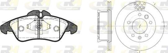 Roadhouse 8578.01 - Kit de freins, frein à disques cwaw.fr