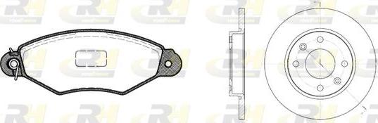 Roadhouse 8643.00 - Kit de freins, frein à disques cwaw.fr