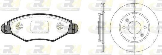 Roadhouse 8643.03 - Kit de freins, frein à disques cwaw.fr