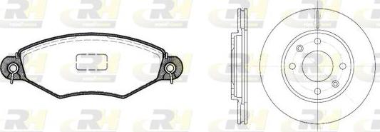 Roadhouse 8643.07 - Kit de freins, frein à disques cwaw.fr