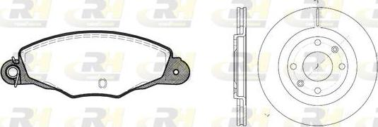 Roadhouse 8659.01 - Kit de freins, frein à disques cwaw.fr