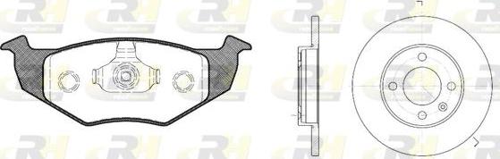 Roadhouse 8609.00 - Kit de freins, frein à disques cwaw.fr