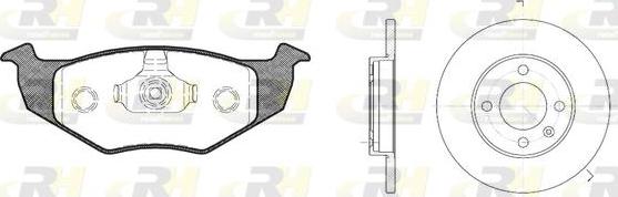 Roadhouse 8609.03 - Kit de freins, frein à disques cwaw.fr