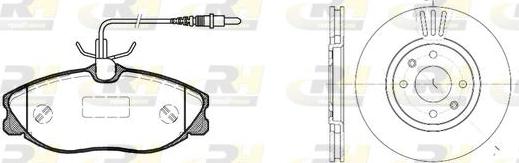 Roadhouse 8604.00 - Kit de freins, frein à disques cwaw.fr