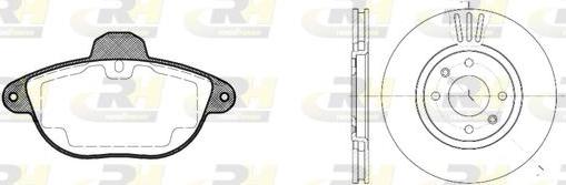 Roadhouse 8608.00 - Kit de freins, frein à disques cwaw.fr