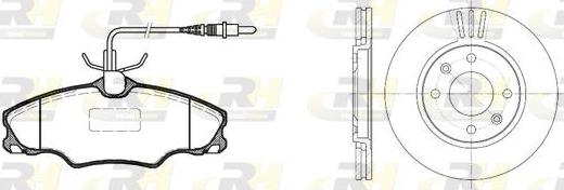 Roadhouse 8603.00 - Kit de freins, frein à disques cwaw.fr