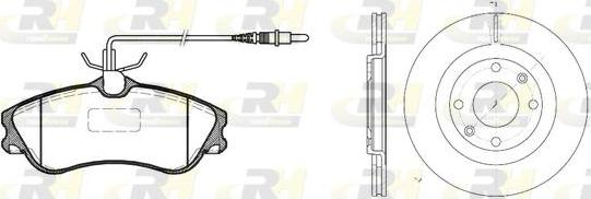 Roadhouse 8634.00 - Kit de freins, frein à disques cwaw.fr