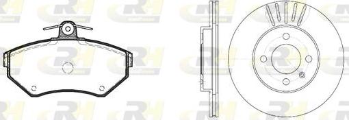 Roadhouse 8631.00 - Kit de freins, frein à disques cwaw.fr