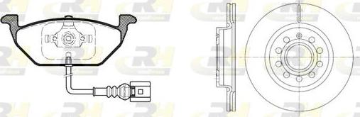 Roadhouse 8633.05 - Kit de freins, frein à disques cwaw.fr