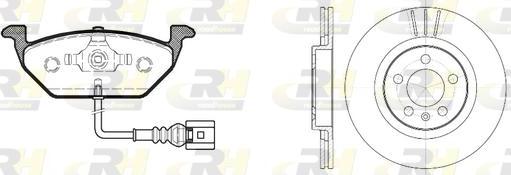 Roadhouse 8633.01 - Kit de freins, frein à disques cwaw.fr