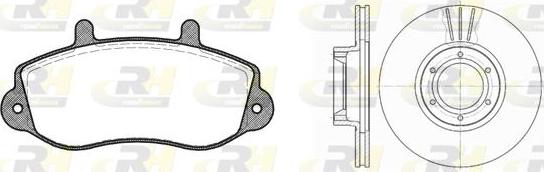 Roadhouse 8677.00 - Kit de freins, frein à disques cwaw.fr