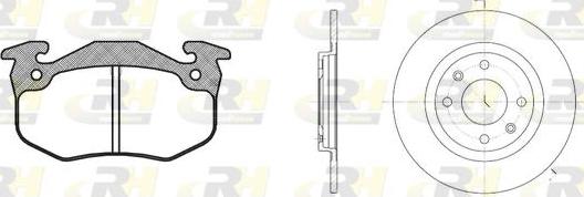 Roadhouse 8144.00 - Kit de freins, frein à disques cwaw.fr