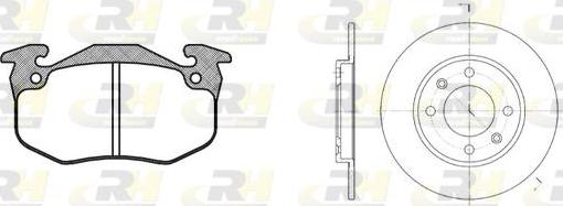 Roadhouse 8144.02 - Kit de freins, frein à disques cwaw.fr